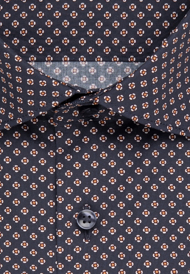 Regular Business Hemd Print in Dunkelblau |  Seidensticker Onlineshop