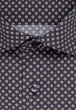 Regular Business Hemd Print in Dunkelblau |  Seidensticker Onlineshop