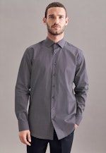 Regular Business Hemd Print in Dunkelblau |  Seidensticker Onlineshop