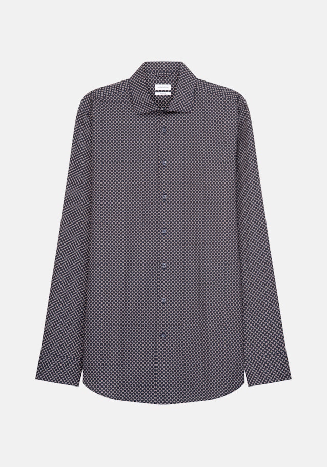 Business Shirt in Regular with Kent-Collar in Dark Blue |  Seidensticker Onlineshop