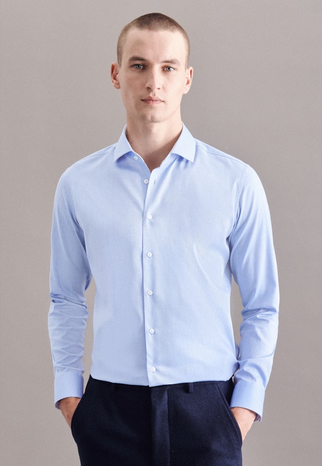 X-Slim Business Hemd Uni in Hellblau |  Seidensticker Onlineshop