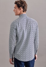 Regular Business Shirt Print in Dark Blue |  Seidensticker Onlineshop