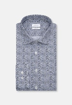 Regular Business Shirt Print in Dark Blue |  Seidensticker Onlineshop