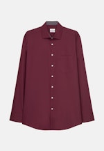 Regular Business Shirt Plain in Red |  Seidensticker Onlineshop