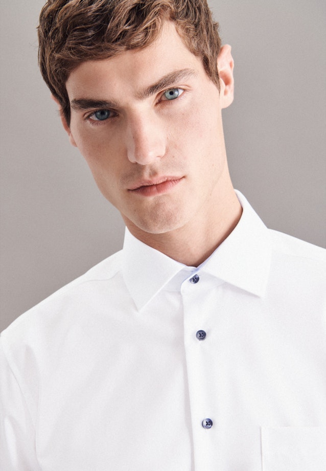 Regular Chemise Business uni in Blanc |  Seidensticker Onlineshop