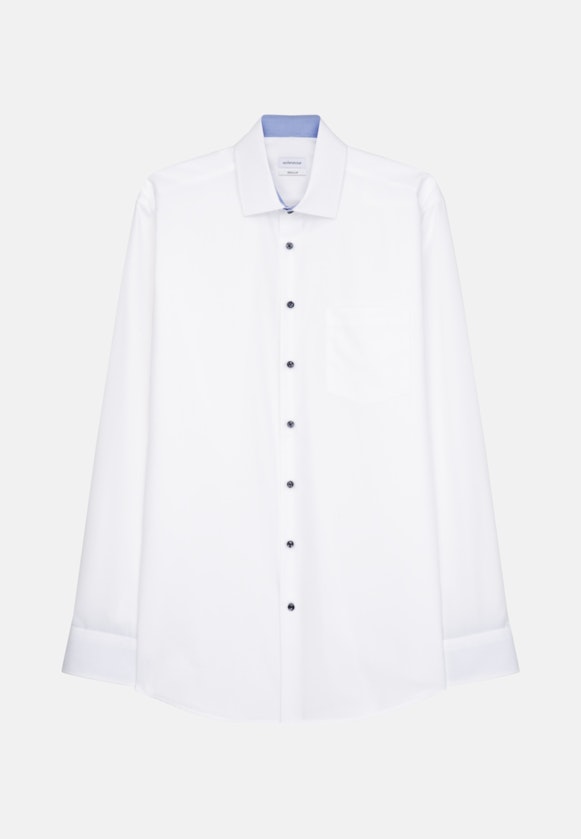 Regular Chemise Business uni in Blanc |  Seidensticker Onlineshop