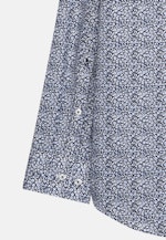 Regular Business Hemd Print in Dunkelblau |  Seidensticker Onlineshop