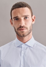 Regular Business Hemd Print in Hellblau |  Seidensticker Onlineshop