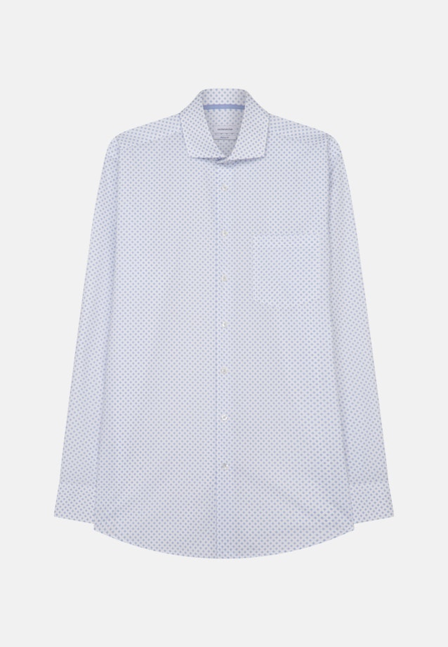 Regular Business Hemd Print in Hellblau |  Seidensticker Onlineshop