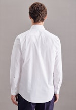 Regular Business Hemd Print in Dunkelblau |  Seidensticker Onlineshop