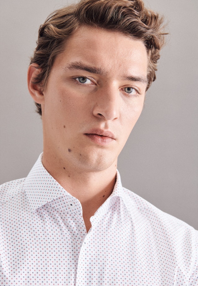 Regular Business Hemd Print in Dunkelblau |  Seidensticker Onlineshop