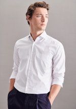 Regular Business Hemd Print in Dunkelblau |  Seidensticker Onlineshop