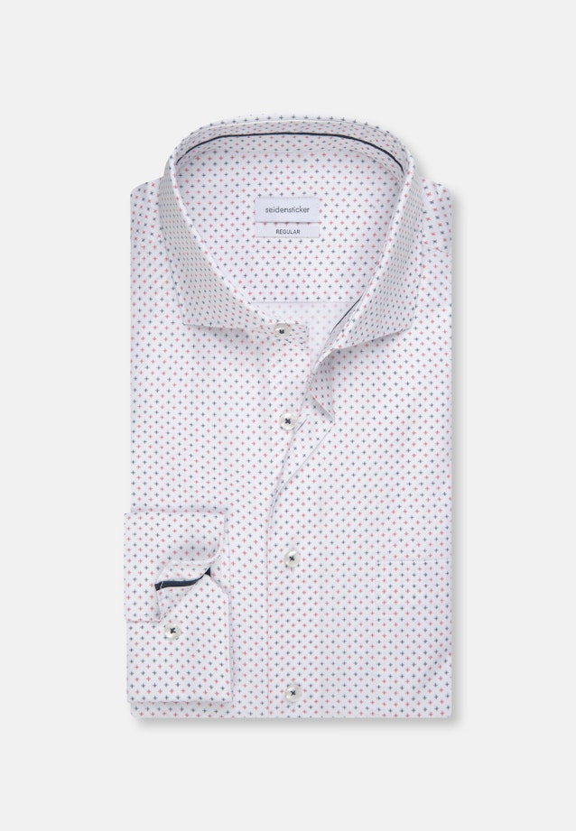 Regular Business Hemd Print in Dunkelblau |  Seidensticker Onlineshop