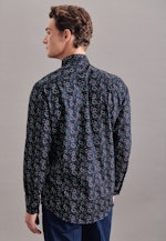 Regular Chemise casual Imprimé in Orange |  Seidensticker Onlineshop