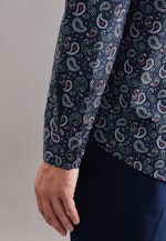 Regular Chemise casual Imprimé in Orange |  Seidensticker Onlineshop