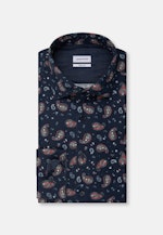 Regular Chemise casual Imprimé in Orange |  Seidensticker Onlineshop