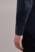 Shaped Business Hemd Uni in Dunkelblau |  Seidensticker Onlineshop