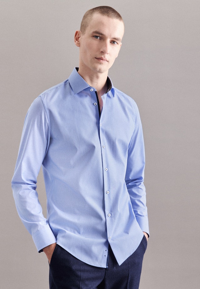 Shaped Business Hemd Uni in Hellblau |  Seidensticker Onlineshop