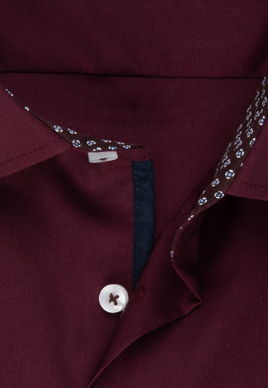 Bügelfreies Popeline Business Hemd in X-Slim mit Kentkragen in Rot |  Seidensticker Onlineshop