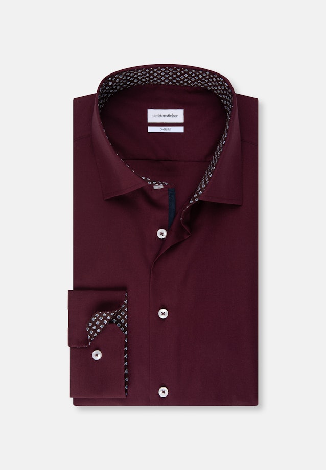 X-Slim Chemise Business uni in Rouge |  Seidensticker Onlineshop
