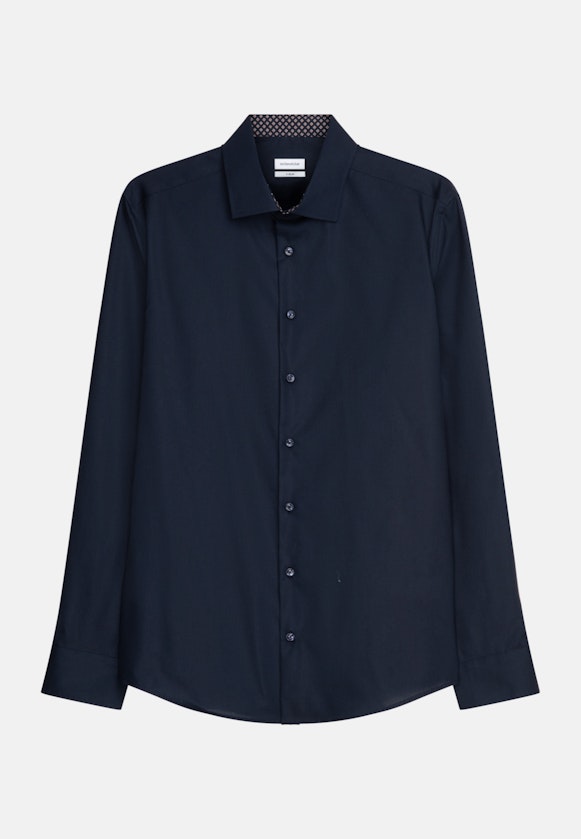X-Slim Business Hemd Uni in Dunkelblau |  Seidensticker Onlineshop