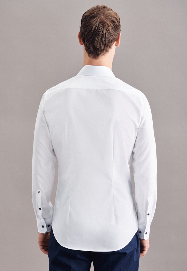 X-Slim Business Hemd Uni in Weiß |  Seidensticker Onlineshop