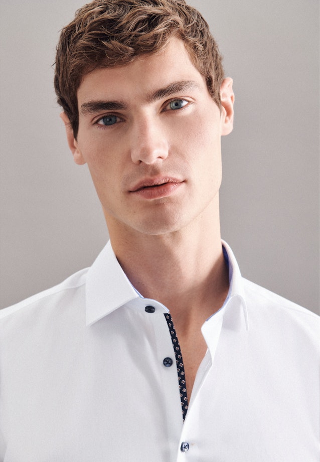 X-Slim Business Hemd Uni in Weiß |  Seidensticker Onlineshop