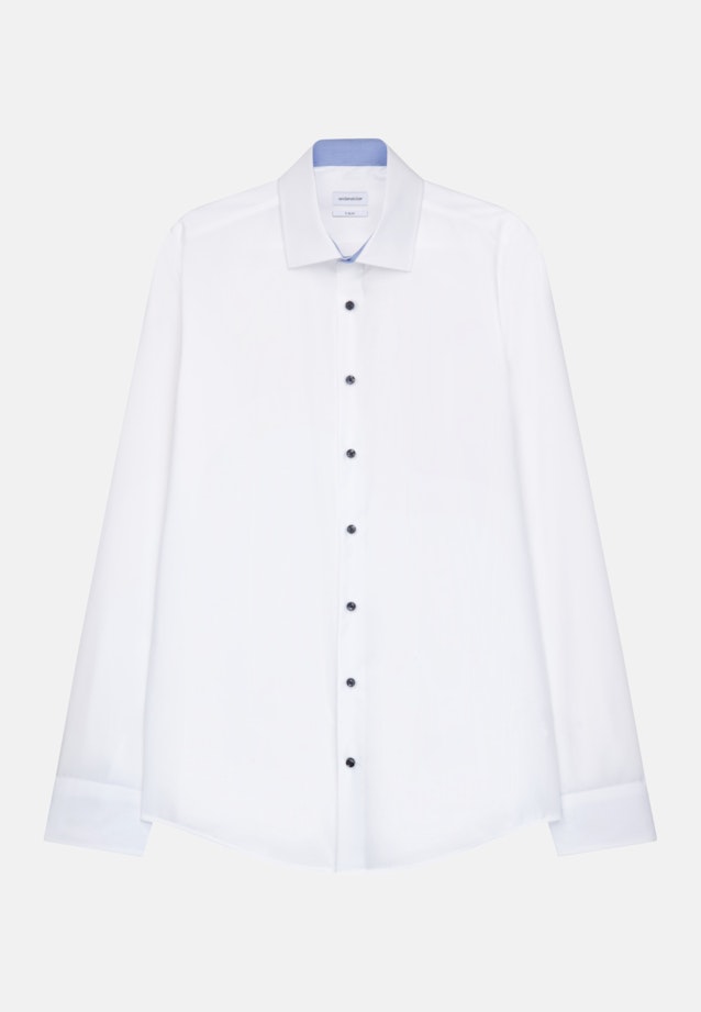 X-Slim Business Hemd Uni in Weiß |  Seidensticker Onlineshop