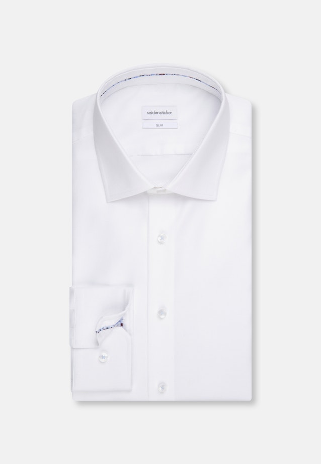 Slim Chemise Business uni in Blanc |  Seidensticker Onlineshop