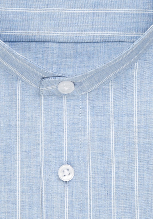 Chemise Business Regular Twill (sergé) Col Montant in Bleu Clair |  Seidensticker Onlineshop