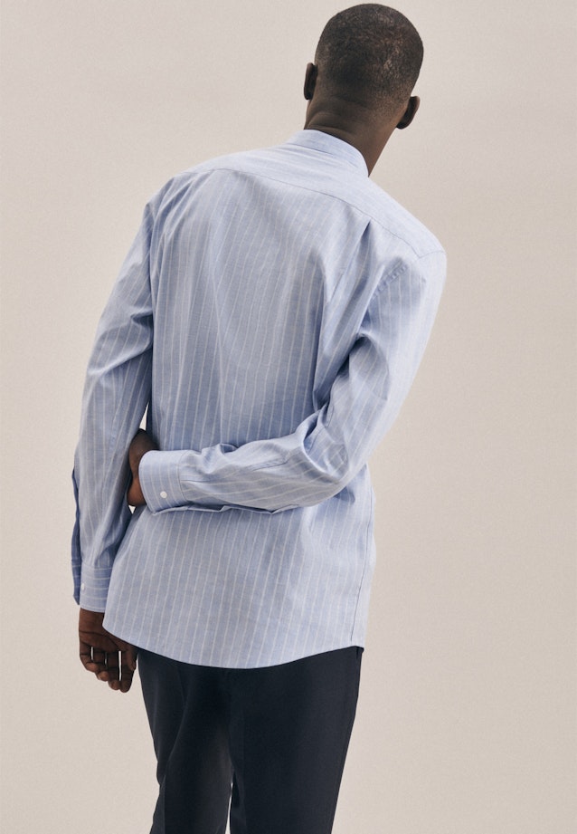 Regular Business Hemd Streifen in Hellblau |  Seidensticker Onlineshop