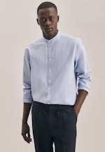 Regular Business Hemd Streifen in Hellblau |  Seidensticker Onlineshop