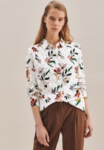 Shirt Blouse Print in Ecru |  Seidensticker Onlineshop