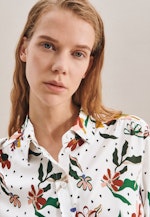 Shirt Blouse Print in Ecru |  Seidensticker Onlineshop