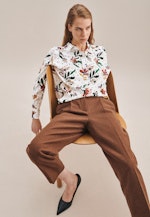 Shirt Blouse Print in Ecru |  Seidensticker Onlineshop