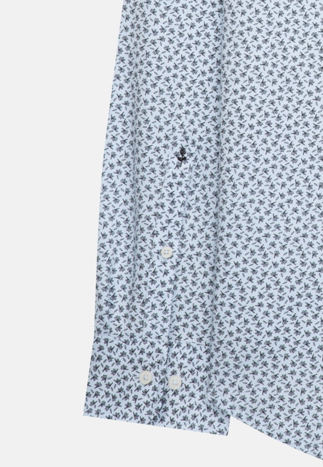 Regular Jerseyhemd Print in Dunkelblau |  Seidensticker Onlineshop