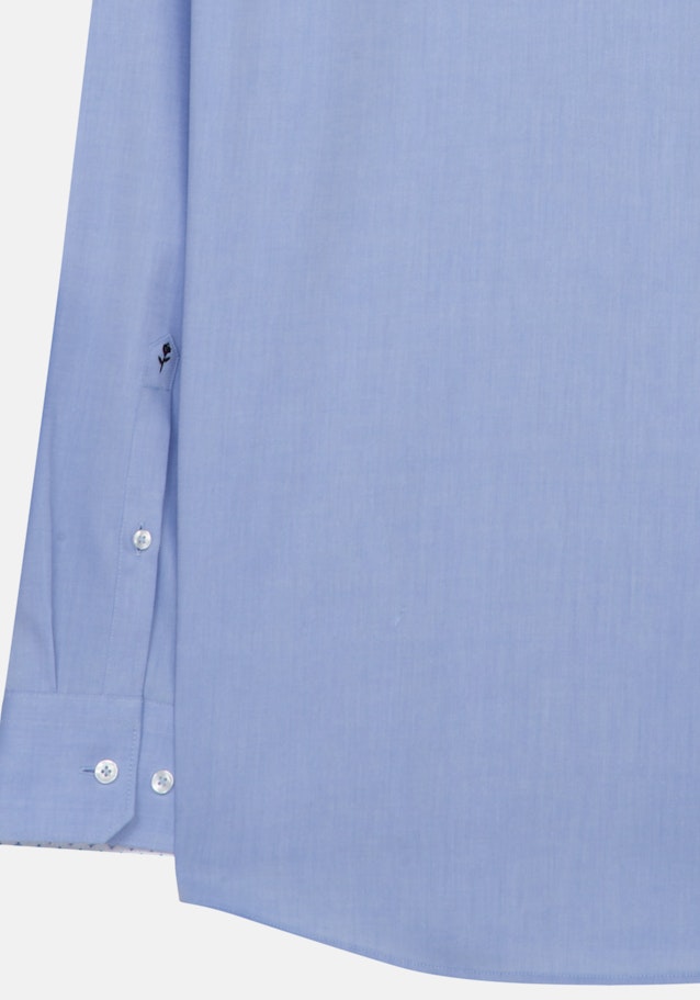 Non-iron Twill Business Shirt in Regular with Kent-Collar in Light Blue |  Seidensticker Onlineshop