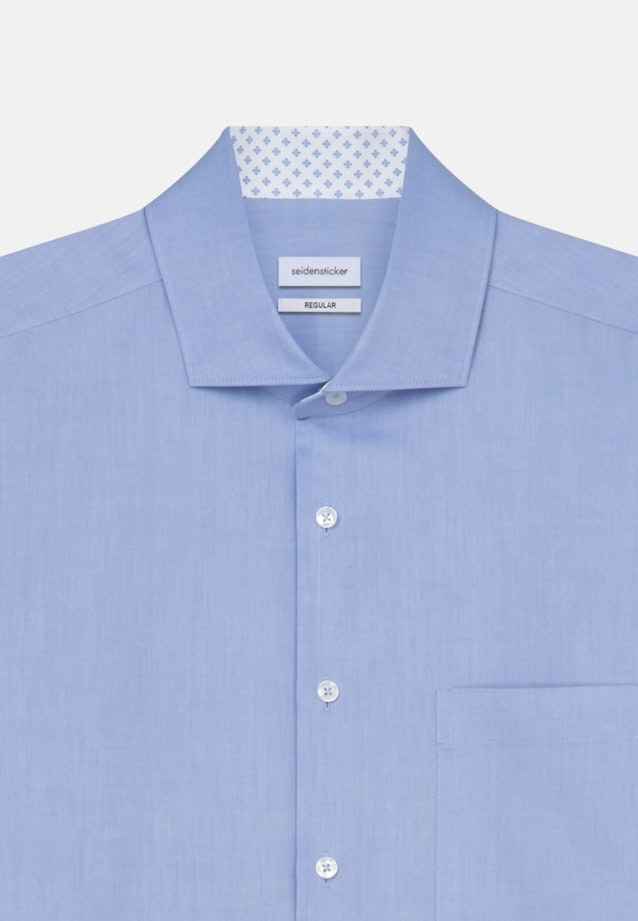 Regular Chemise Business uni in Bleu Clair |  Seidensticker Onlineshop
