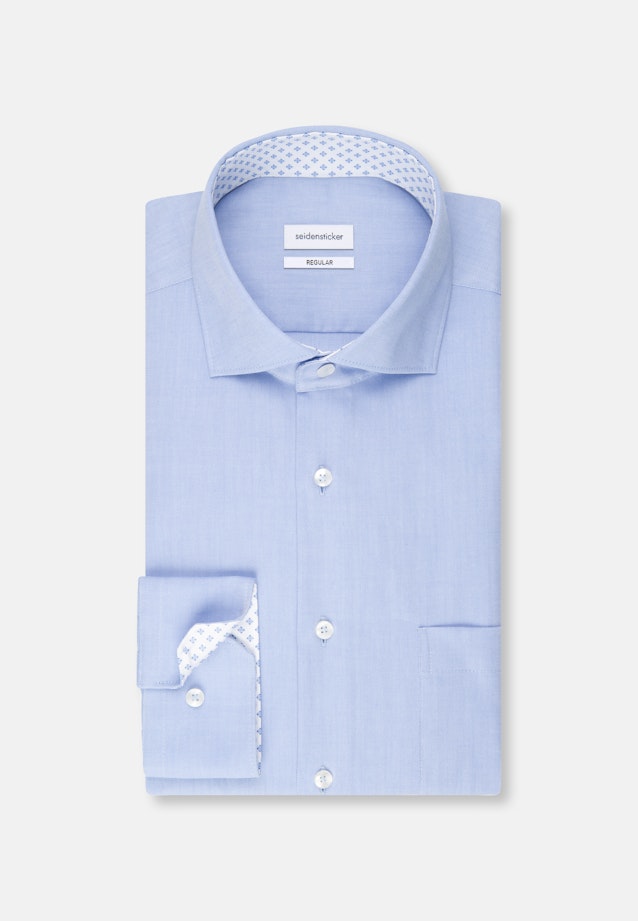 Regular Chemise Business uni in Bleu Clair |  Seidensticker Onlineshop
