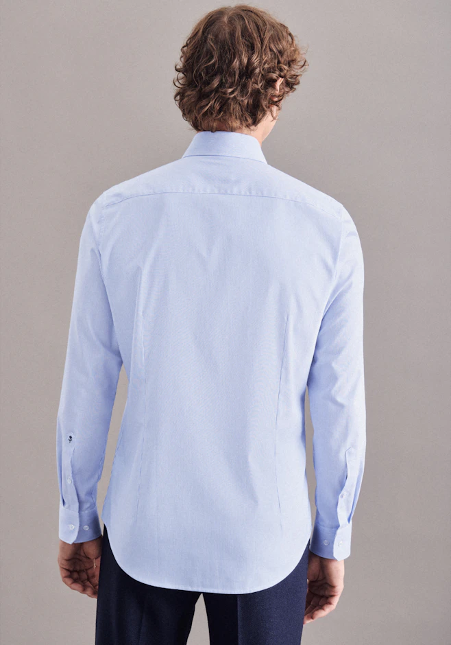Slim Business Hemd Streifen in Hellblau | Seidensticker Onlineshop