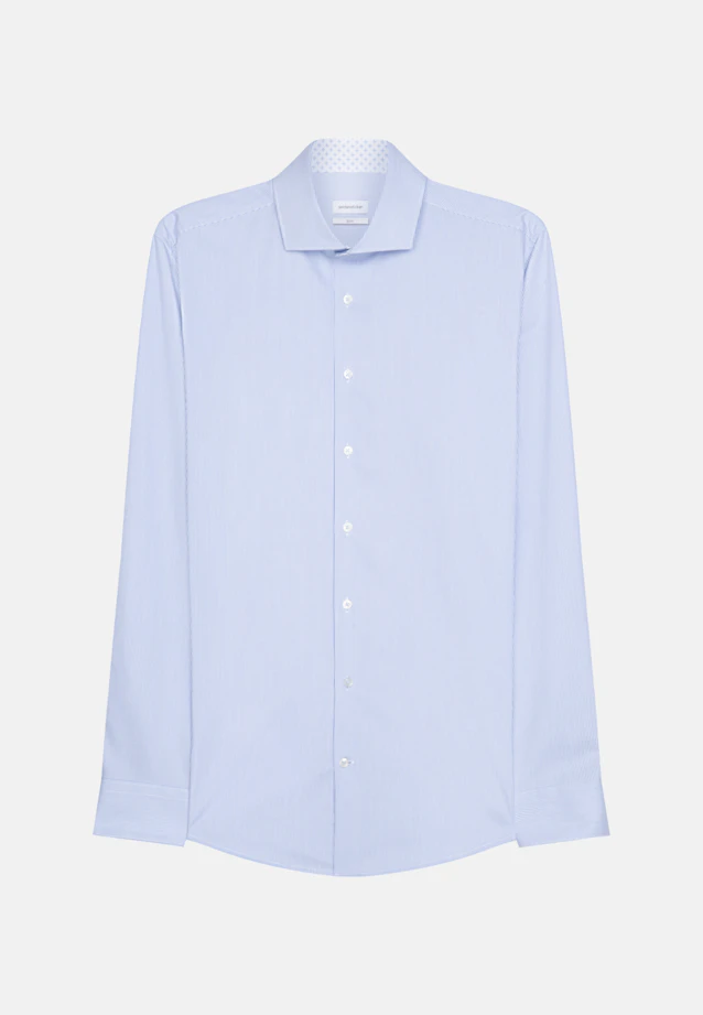 Slim Business Hemd Streifen in Hellblau |  Seidensticker Onlineshop