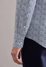 Slim Business Hemd Print in Dunkelblau |  Seidensticker Onlineshop