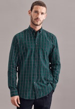 Regular Casual Hemd Karo in Grün |  Seidensticker Onlineshop