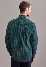 Regular Casual Hemd Karo in Grün |  Seidensticker Onlineshop