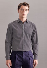 Regular Business Hemd Print in Dunkelblau |  Seidensticker Onlineshop