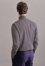 Regular Business Hemd Print in Dunkelblau |  Seidensticker Onlineshop