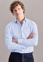 Shaped Chemise Business rayures in Bleu Clair |  Seidensticker Onlineshop