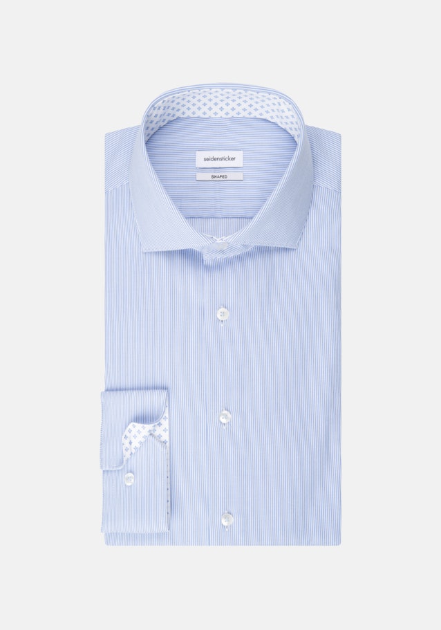 Bügelfreies Twill Business Hemd in Shaped mit Kentkragen in Hellblau |  Seidensticker Onlineshop