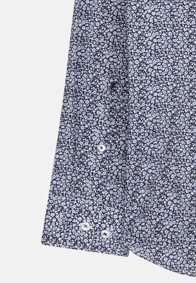 Chemise Business Shaped Col Kent manches extra-longues in Bleu Foncé |  Seidensticker Onlineshop