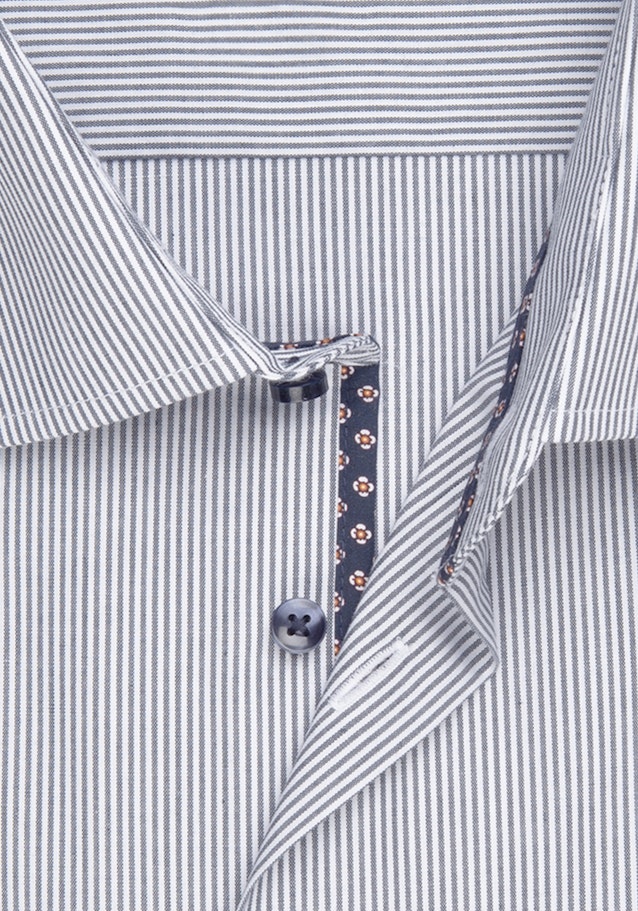 Bügelfreies Popeline Business Hemd in Shaped mit Kentkragen in Dunkelblau |  Seidensticker Onlineshop